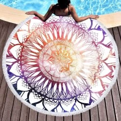 Mandala Ibiza - Couverture De Pique-nique - Serviette De Plage - Serviette De Bain - Serviette - Tapis Rond -Magasin D'Équipement De Plein Air 1200x1200 1536