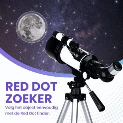 Télescope Monoculaire De Luxe - Stargazer - Astronomie - Débutants Et Avancés - Grossissement 340x - Avec Trépied - Étui De Transport - Support De Téléphone - Filtre Lunaire - Viseur - Télécommande - Étanche -Magasin D'Équipement De Plein Air 1200x1200 188