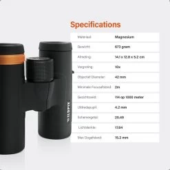 Série Wildpix ED étanche Et Remplie De Gaz - Jumelles En Magnésium 10X32 Pour Adultes - BAK4 Avec Revêtement FMC Et Phase Et Verre ED - Pour L'observation Des Oiseaux, La Faune Et Plein Air -Magasin D'Équipement De Plein Air 1200x1200 202