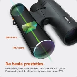 Série Wildpix HD étanche Et Remplie De Gaz - Jumelles En Magnésium 8X42 Pour Adultes - BAK4 Avec Revêtement FMC Et Phase Et Verre ED - Pour L'observation Des Oiseaux, La Faune Et Plein Air -Magasin D'Équipement De Plein Air 1200x1200 209