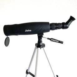 Longue-vue Jiehe 15-45x60mm - Monoculaire - Jumelles - Jumelles Monoculaires - Grossissement Maximum 45x - Télescope - Zwart - Incl. Trépied