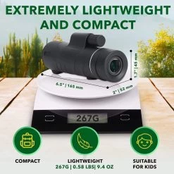 Monoculaire Starscope - Télescope Pour Smartphone | Télescope Portable Et Téléobjectif | Puissant Télescope Pour Smartphone | Télescope De Poche Pour Photos | Télescope Monoculaire Pour Smartphone -Magasin D'Équipement De Plein Air 1200x1200 332