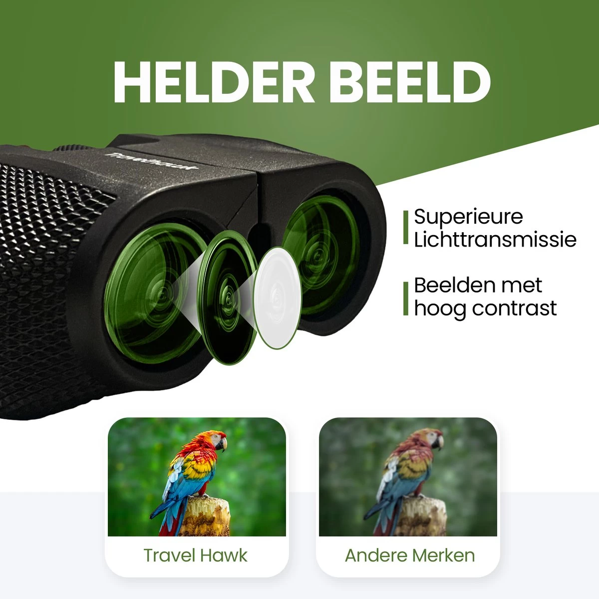 Donkersstuff - Jumelles - 10x25 - BAK4 - Full Multi Coated (FMC) - Jumelles Compactes - Étanche - Avec Tour De Cou, Sac De Transport - Pour L'observation Des Oiseaux, La Chasse, Le Théâtre - Zwart 7 Donkersstuff - Jumelles - 10x25 - BAK4 - Full Multi Coated (FMC) - Jumelles Compactes - Étanche - Avec Tour De Cou, Sac De Transport - Pour L'observation Des Oiseaux, La Chasse, Le Théâtre - Zwart – Image 5