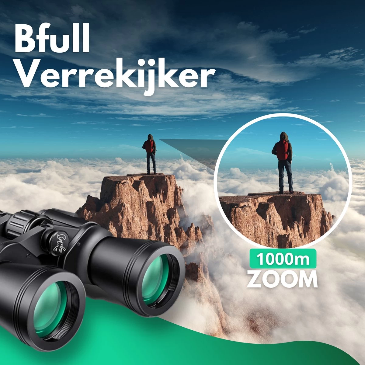 Bfull®️ - Jumelles Avec étui De Transport - Jumelles Compactes Pour Adulte - Jumelles - Fonction De Vision Nocturne - 12x50 / 480g / Zwart 12 Bfull®️ - Jumelles Avec étui De Transport - Jumelles Compactes Pour Adulte - Jumelles - Fonction De Vision Nocturne - 12x50 / 480g / Zwart – Image 10