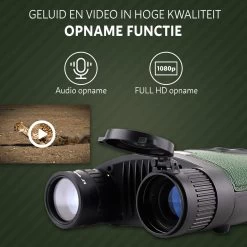 RYCE ® Night Vision Pro Avec Appareil Photo Numérique - Banque D'alimentation Gratuite 36800 Mah - NOUVEAU MODÈLE AMÉLIORÉ ! - Carte SD 64 Go Gratuite - 1080 HD - Infrarouge - Image Thermique - Jumelles - Vision Nocturne - Lunette De Visée - 300M -Magasin D'Équipement De Plein Air 1200x1200 451