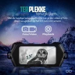 Zoomble® Night Vision PRO Avec Appareil Photo Numérique - Capteur CMOS Infrarouge - Carte SD 32 Go Incluse - 1080P HD - Vision Nocturne - Infrarouge - Jumelles Avec Vision Nocturne - 400M -Magasin D'Équipement De Plein Air 1200x1200 454