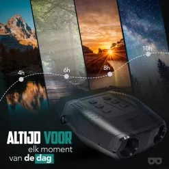 Zoomble® Night Vision PRO Avec Appareil Photo Numérique - Capteur CMOS Infrarouge - Carte SD 32 Go Incluse - 1080P HD - Vision Nocturne - Infrarouge - Jumelles Avec Vision Nocturne - 400M -Magasin D'Équipement De Plein Air 1200x1200 460