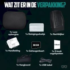 Zoomble® Night Vision PRO Avec Appareil Photo Numérique - Capteur CMOS Infrarouge - Carte SD 32 Go Incluse - 1080P HD - Vision Nocturne - Infrarouge - Jumelles Avec Vision Nocturne - 400M -Magasin D'Équipement De Plein Air 1200x1200 461