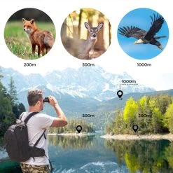 Jumelles Monoculaires Avec Trépied Jusqu'à 12x Zoom - Télescope Monoculaire Bird Viewer Avec Dragonne Et Prisma BAK4 - Longue-vue - 12x55 - Incl. Support De Téléphone -Magasin D'Équipement De Plein Air 1200x1200 515