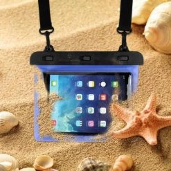 #DoYourSwimming De Protection, Sac De Plage Pour Téléphone Portable Et Tablette 9,7 "à 10,6" - »Nautilus« - Outdoor Pour La Plage - étanche Jusqu'à 5m - Bleu -Magasin D'Équipement De Plein Air 1200x1200 52
