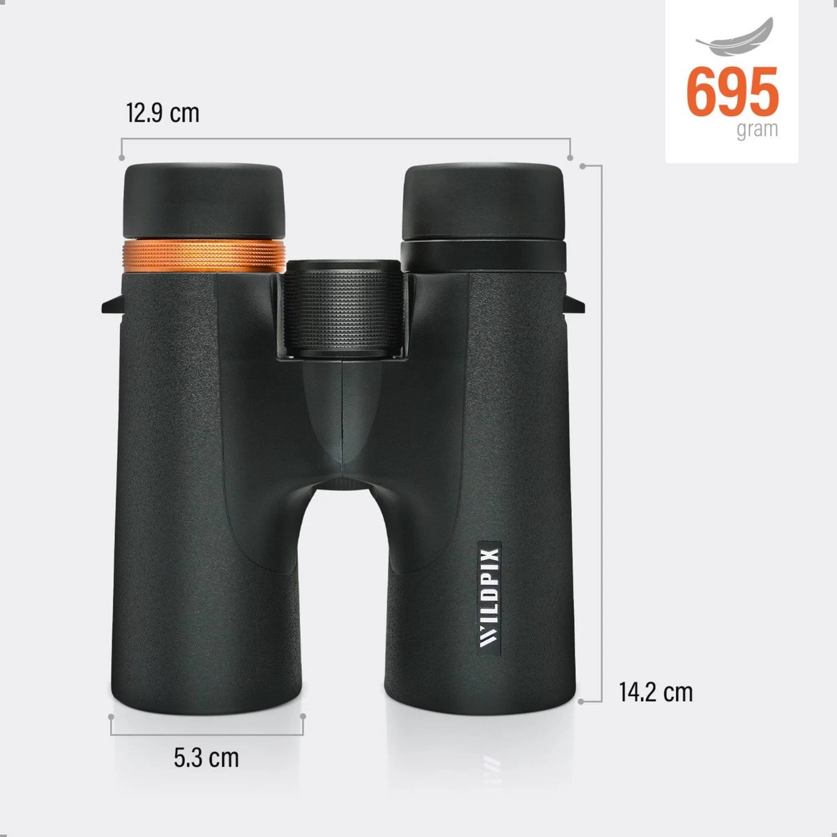 Série Wildpix HD étanche Et Remplie De Gaz - Jumelles En Magnésium 10X42 Pour Adultes - BAK4 Avec Revêtement FMC Et Phase Et Verre ED - Pour L'observation Des Oiseaux, La Faune Et Plein Air 11 Série Wildpix HD étanche Et Remplie De Gaz - Jumelles En Magnésium 10X42 Pour Adultes - BAK4 Avec Revêtement FMC Et Phase Et Verre ED - Pour L'observation Des Oiseaux, La Faune Et Plein Air – Image 9