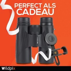 Jumelles Wildpix EAGLE 10X42 Zwart - Visionneuse Complète Avec Bandoulière Et étui De Transport - Aussi Pour Les Porteurs De Lunettes -Magasin D'Équipement De Plein Air 1200x1200 547