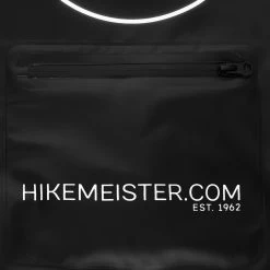 Hikemeister 5 Litre - Sac étanche - Sac De Séchage Outdoor - Dry Bag - Sac Polochon - Avec Poche Frontale étanche Et Logo Réfléchissant Noir Avec Sangles De Sangle Noir -Magasin D'Équipement De Plein Air 1200x1200 6
