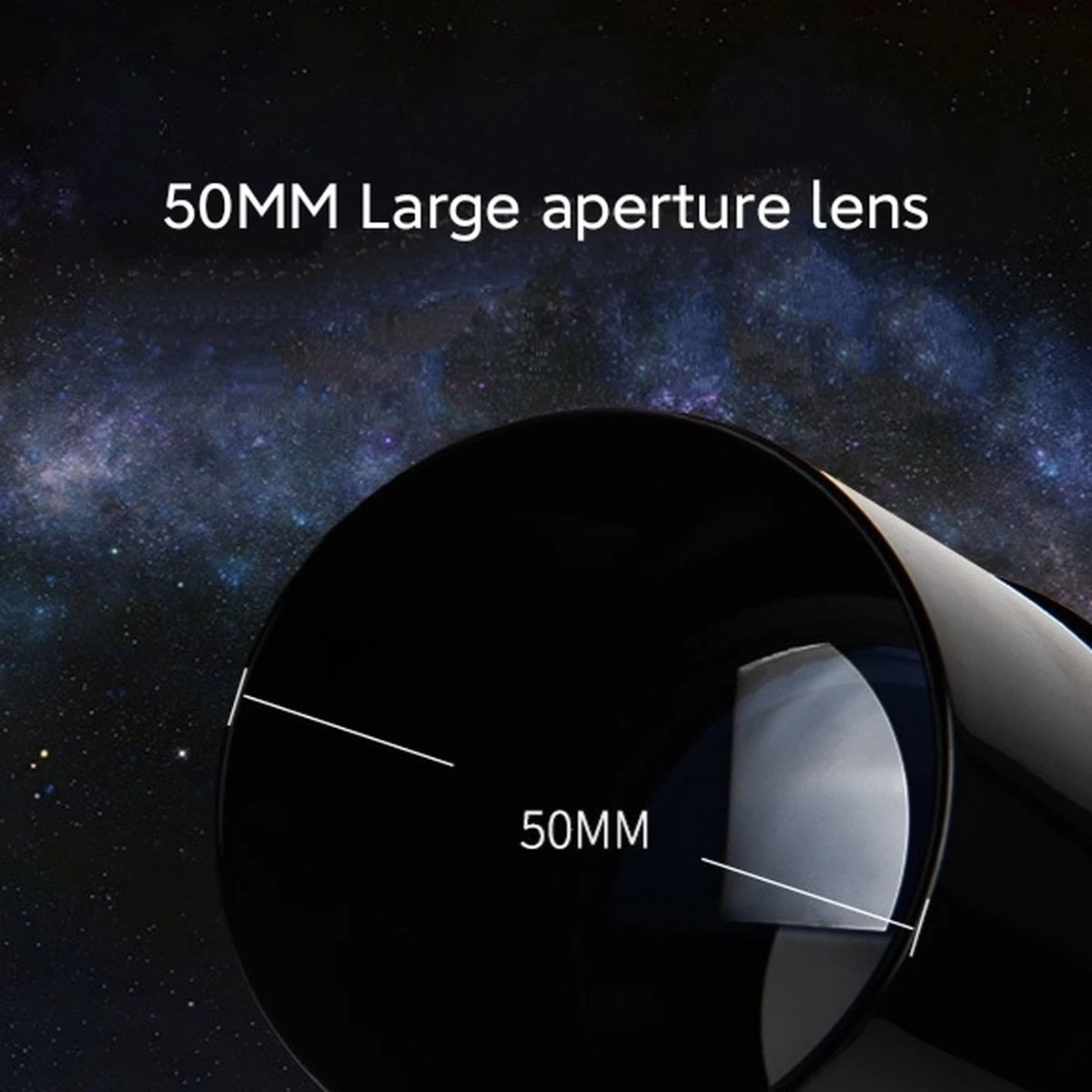 Réfracteur Pro-Care Lentille En Glas 50 Mm Télescope à Tube En Aluminium 39,5 Cm - Longueur Focal Jusqu'à 360 Mm - Grossissement 18X à 90X - 2 Objectifs En Glas 6 Mm/20 Mm - Trépied En Aluminium De 41 Cm Pleine Taille 11 Réfracteur Pro-Care Lentille En Glas 50 Mm Télescope à Tube En Aluminium 39,5 Cm - Longueur Focal Jusqu'à 360 Mm - Grossissement 18X à 90X - 2 Objectifs En Glas 6 Mm/20 Mm - Trépied En Aluminium De 41 Cm Pleine Taille – Image 9