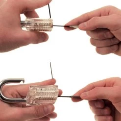 Set De Crochetage Professionnel 20 Pièces Avec Cadenas Transparent | Lockpick Set Avec Cadenas D'entraînement De La Taille D'une Carte De Crédit Et Instructions Pour Débutants Et Professionnels | Gadgets Pour Hommes Par LockCowboy -Magasin D'Équipement De Plein Air 1200x1200 663