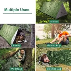 Sac De Couchage D'urgence Lot De 2 Sac De Survie Léger Et étanche Couvertures D'urgence Thermiques Équipement De Survie Portable En Mylar Avec Sifflet Pour Le Camping, La Randonnée, Les Activités De Outdoor -Magasin D'Équipement De Plein Air 1200x1200 67