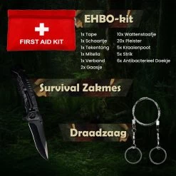 WILDGEAR® Survie Kit XL – 35 Piece Survie Set – Survie Knife – Survie Bracelet – Survie Kit Plein Air – Survie Tool – Survie Kit Combat – Survie Kit Enfants – Survie Kit Bushcraft – Survie Gear – Bushcraft Knife – Survie -Magasin D'Équipement De Plein Air 1200x1200 670