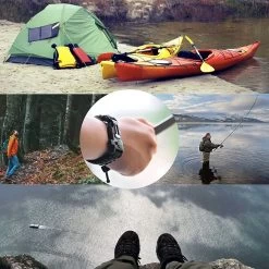 Bracelet De Survie En Cordon De Parachute (paire) - Allume-feu En Silex Et Acier, Sifflet, Boussole, Taille De Bande Réglable Pour Le Camping, La Survie, L'équipement D'urgence -Magasin D'Équipement De Plein Air 1200x1200 677