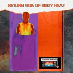 BOTC Sac De Couchage D'urgence - Sac De Couchage D'urgence - Sac De Couchage De Survie - 2 Pièces - Sac De Couchage D'urgence - Sac De Couchage Plein Air - Sac à Dos -Magasin D'Équipement De Plein Air 1200x1200 686