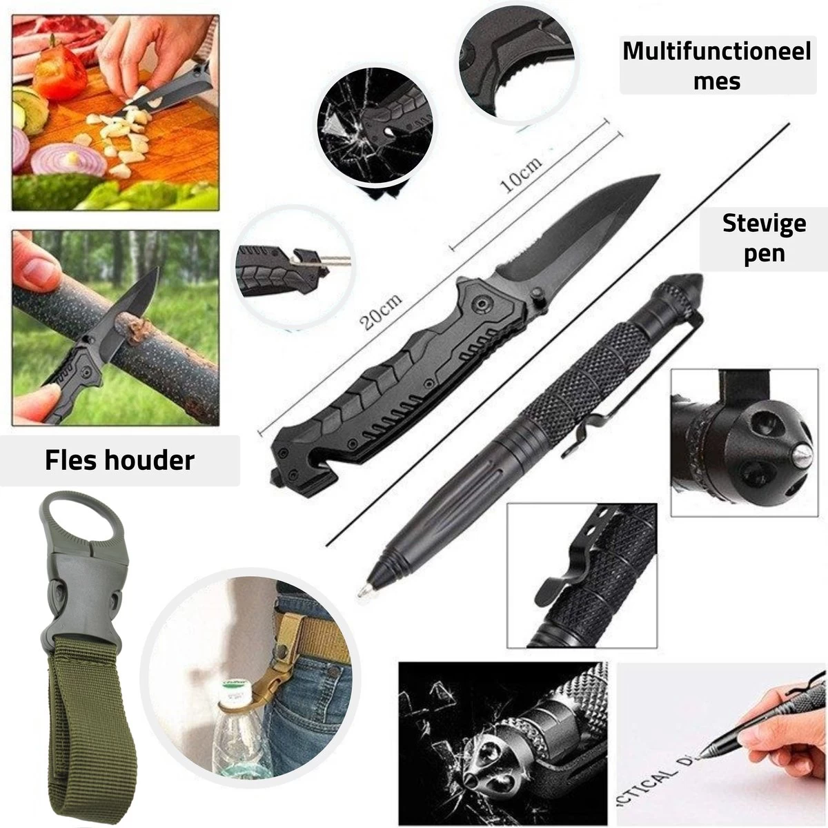 Kit De Survie Bushcraft - Équipement Professionnel XL - Bracelet Paracorde - Couteau - Scie à Fil - Allume-feu - Lampe De Poche - Boussole - Couverture Thermique - Camping En Plein Air 10 Kit De Survie Bushcraft - Équipement Professionnel XL - Bracelet Paracorde - Couteau - Scie à Fil - Allume-feu - Lampe De Poche - Boussole - Couverture Thermique - Camping En Plein Air – Image 8