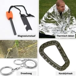 Kit De Survie Bushcraft - Équipement Professionnel XL - Bracelet Paracorde - Couteau - Scie à Fil - Allume-feu - Lampe De Poche - Boussole - Couverture Thermique - Camping En Plein Air 22 Kit De Survie Bushcraft - Équipement Professionnel XL - Bracelet Paracorde - Couteau - Scie à Fil - Allume-feu - Lampe De Poche - Boussole - Couverture Thermique - Camping En Plein Air -Magasin D'Équipement De Plein Air 1200x1200 706