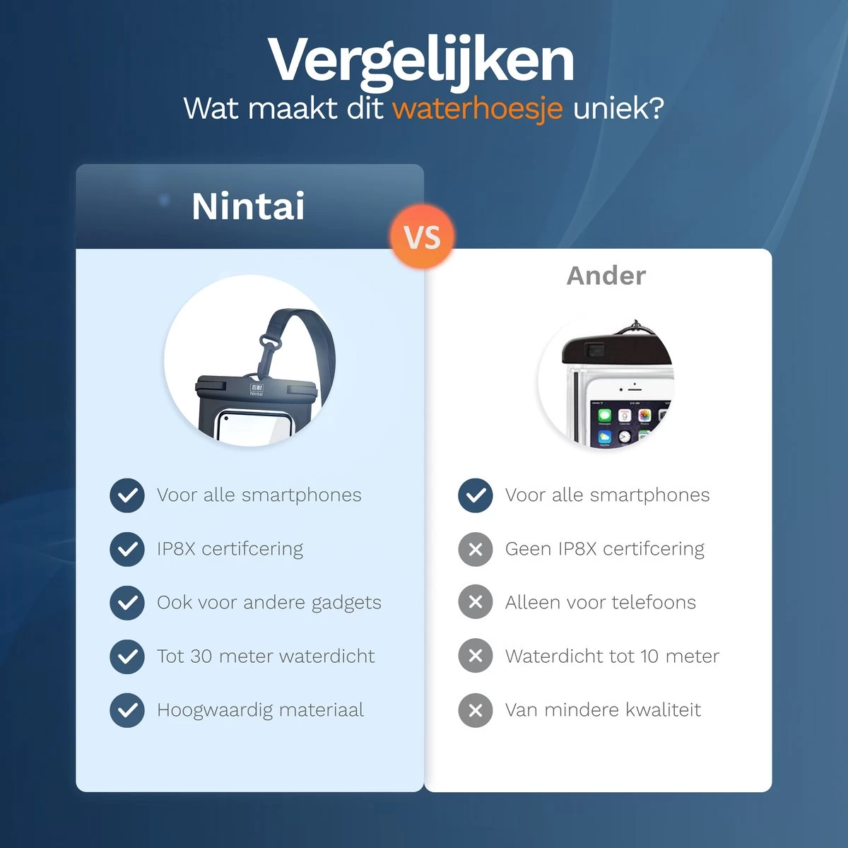 Nintai étanches Pour Housses De Téléphone Zwart - 2 Pièces - Étui Pour Téléphone Sous-marin - Convient à Tous Les Smartphones - Pochette étanche Pour Téléphone 6 Nintai étanches Pour Housses De Téléphone Zwart - 2 Pièces - Étui Pour Téléphone Sous-marin - Convient à Tous Les Smartphones - Pochette étanche Pour Téléphone – Image 4