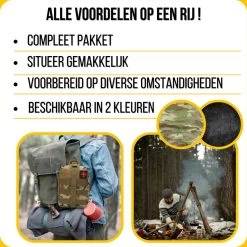 Kit De Survie - Kit D'urgence - Ensemble Plein Air - Équipement Tactique - Couteau De Survie - Bracelet - Boussole - 19 Pièces - Zwart 19 Kit De Survie - Kit D'urgence - Ensemble Plein Air - Équipement Tactique - Couteau De Survie - Bracelet - Boussole - 19 Pièces - Zwart -Magasin D'Équipement De Plein Air 1200x1200 721