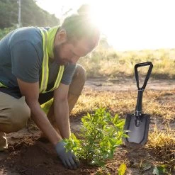Pelle Pliante, Pelle à Neige Polyvalente, Avec Crochet, Avec Sac De Transport Et Pelle à Neige, Pour Outdoor, Le Camping, La Chasse, L'expédition, Le Jardin -Magasin D'Équipement De Plein Air 1200x1200 732