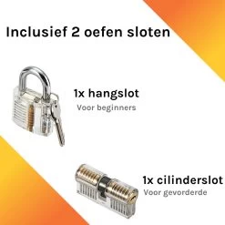 Lockpick Set Avec 2 Serrures - 32 Pièces - Pour Les Débutants Et Les Professionnels - Set De Survie - Comprend Un Manuel - Comprend Une Pochette De Rangement - Serrure Transparente -Magasin D'Équipement De Plein Air 1200x1200 743