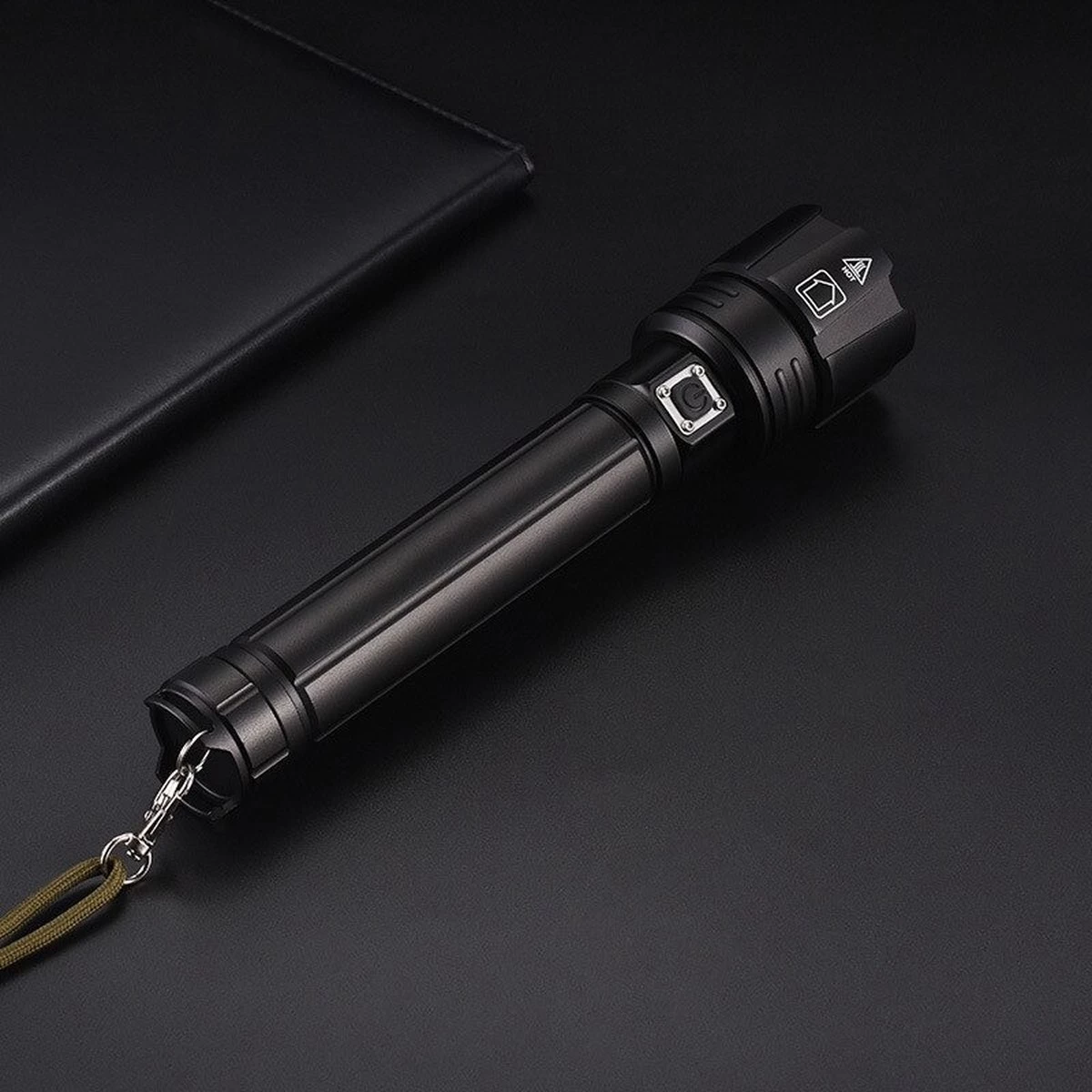 DrPhone LED Pro 02 - Lampe De Poche LED XHP 90 Strong - Lampe De Poche - Zoom / Arrière - DrPhone De Batterie - Étanche / étanche - Antidéflagrant - Zwart 7 DrPhone LED Pro 02 - Lampe De Poche LED XHP 90 Strong - Lampe De Poche - Zoom / Arrière - DrPhone De Batterie - Étanche / étanche - Antidéflagrant - Zwart – Image 6