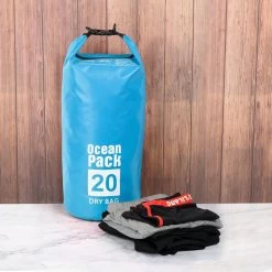 Decopatent® Waterproof Bag - Dry Bag - 20L - Ocean Pack - Dry Sack - Survie Plein Air Backpack - Sacs Secs - Sac De Bateau - Sac De Voile - Blauw -Magasin D'Équipement De Plein Air 1200x1200 79
