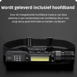 Lampe De Poche Thuys LED Rechargeable - Lampe De Poche Rechargeable - Étanche IP42 - Bandeau Inclus - Lampe De Poche Militaire -Magasin D'Équipement De Plein Air 1200x1200 809