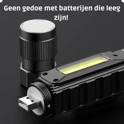 Lampe De Poche Thuys LED Rechargeable - Lampe De Poche Rechargeable - Étanche IP42 - Bandeau Inclus - Lampe De Poche Militaire -Magasin D'Équipement De Plein Air 1200x1200 811