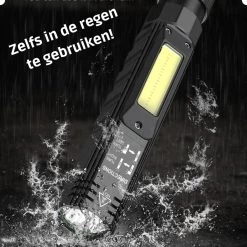 Lampe De Poche Thuys LED Rechargeable - Lampe De Poche Rechargeable - Étanche IP42 - Bandeau Inclus - Lampe De Poche Militaire -Magasin D'Équipement De Plein Air 1200x1200 816