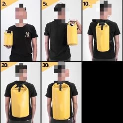 Nixnix Waterproof Bag - Dry Bag - 15L - Jaune - Ocean Pack - Dry Sack - Survie Plein Air Backpack - Sacs Secs - Boat Bag - Sailing Bag 11 Nixnix Waterproof Bag - Dry Bag - 15L - Jaune - Ocean Pack - Dry Sack - Survie Plein Air Backpack - Sacs Secs - Boat Bag - Sailing Bag -Magasin D'Équipement De Plein Air 1200x1200 82