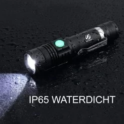 Lampe De Poche LED Rechargeable Par Bolture - Lampe De Poche Rechargeable Par USB - Lampe De Éclairage De Secours Militaire - Étanche - Batterie Incluse - 1600 Lumens -Magasin D'Équipement De Plein Air 1200x1200 836