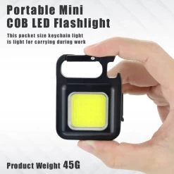 Viatel Multifonction Mini Glare COB Porte-clés Lumière USB Charge Lampes D'urgence Forte Réparation Magnétique Travail En Plein Air Camping Lumière -Magasin D'Équipement De Plein Air 1200x1200 840