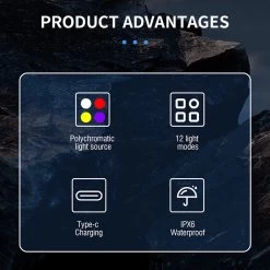 Porte-clés Lampe De Poche 400 Lumens Lampe De Poche Portable Type-C Rechargeable Mini Torche LED Lumière UV Camping Lampe De Poche -Magasin D'Équipement De Plein Air 1200x1200 854