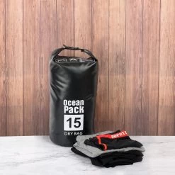 Decopatent® Waterproof Bag - Dry Bag - 15L - Ocean Pack - Dry Sack - Survie Plein Air Backpack - Sacs Secs - Sac De Bateau - Sac De Voile - Zwart -Magasin D'Équipement De Plein Air 1200x1200 86