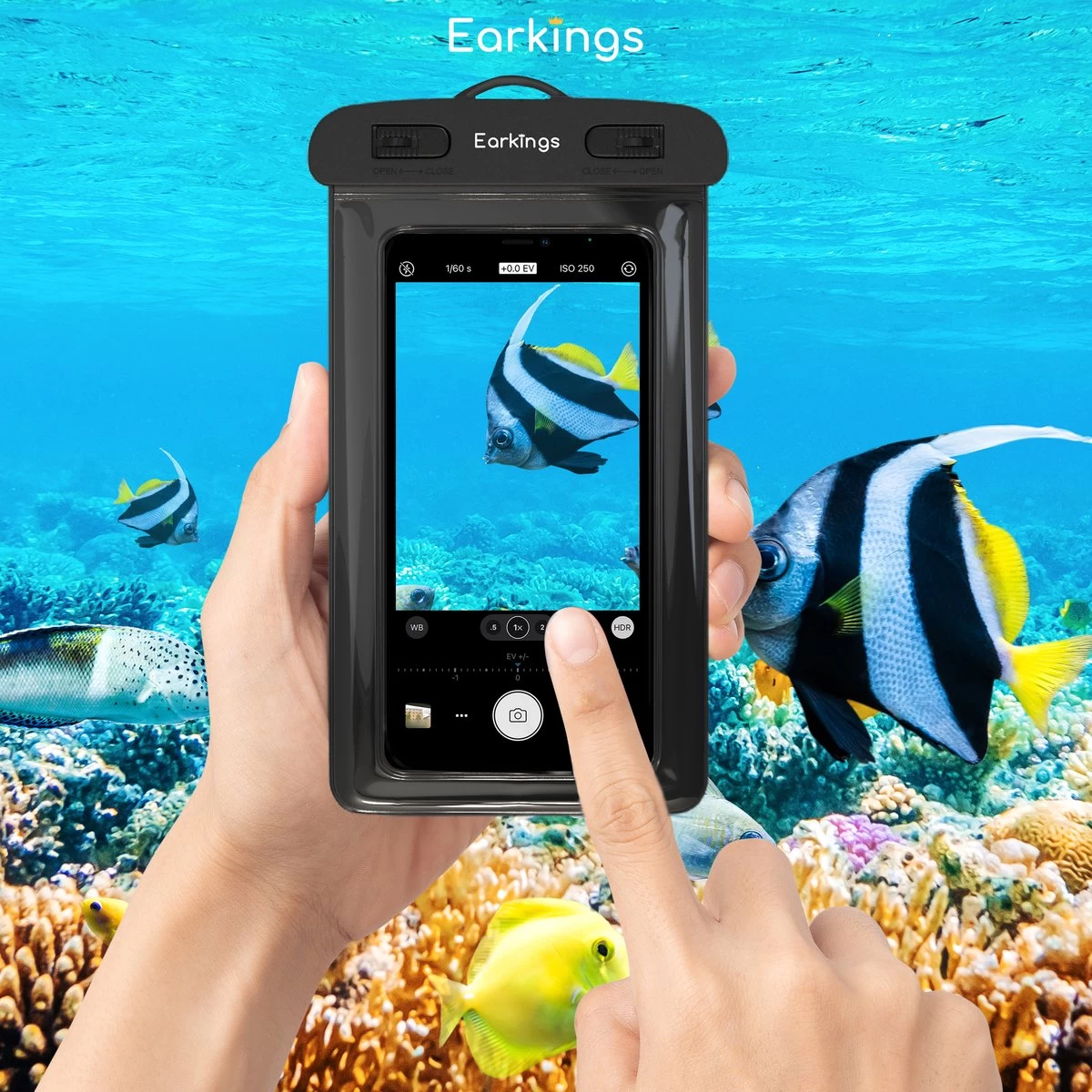 Étuis De Téléphone étanches - Set De 2 Pièces Drybag - Étui De Téléphone Sous-marin Pour Tous Les Téléphones - Étui De Téléphone étanche Earkings 8 Étuis De Téléphone étanches - Set De 2 Pièces Drybag - Étui De Téléphone Sous-marin Pour Tous Les Téléphones - Étui De Téléphone étanche Earkings – Image 6