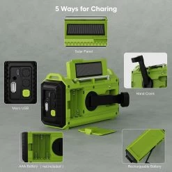 Radio Solaire Avec Lampe Torche Et Liseuse LED, Radio De Chantier DAB+ IPX4, Radio D'urgence Et Alarme SOS Adaptée à La Marche, -Magasin D'Équipement De Plein Air 1200x1200 907