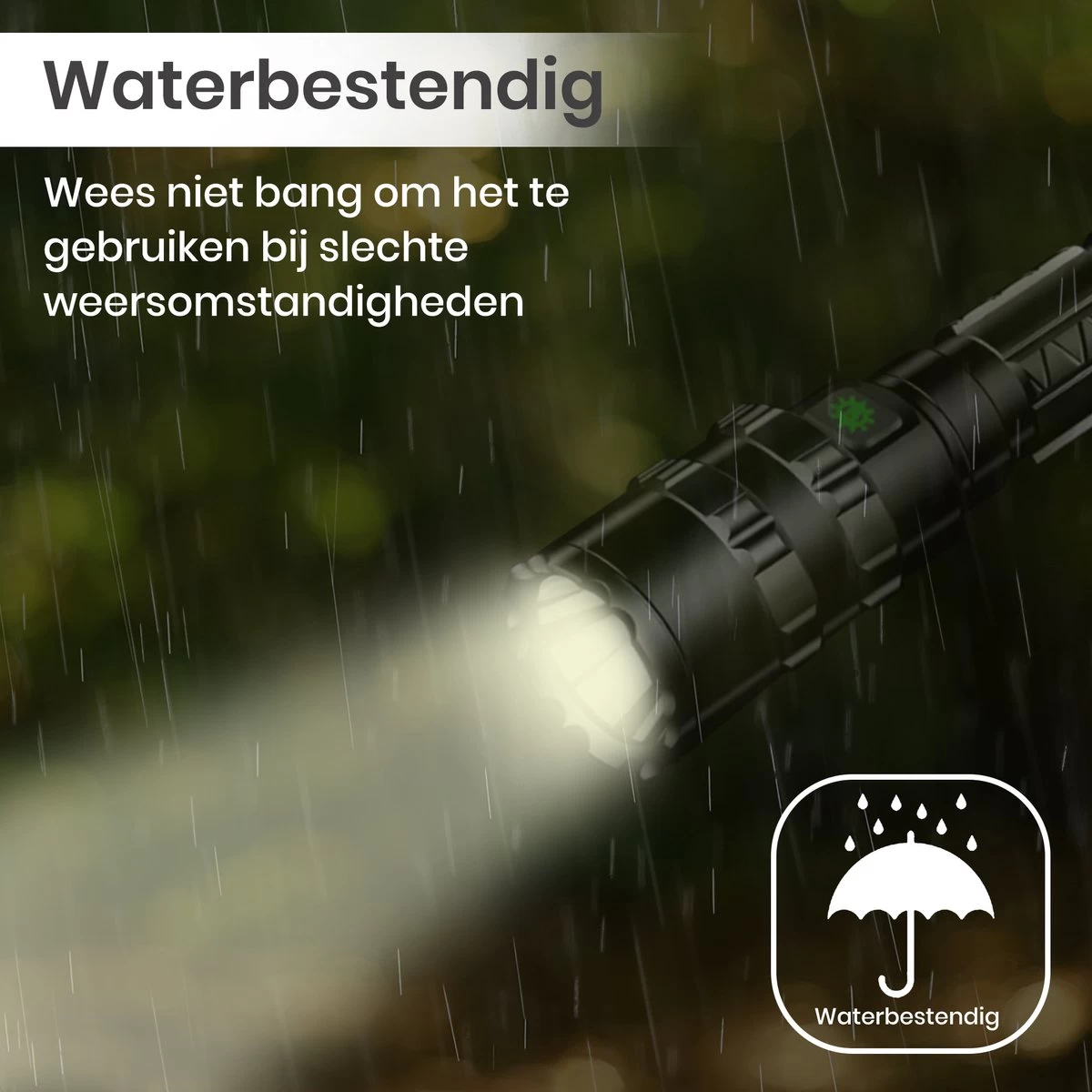 Lampe De Poche LED Rechargeable - Lampe De Poche Militaire Avec Boîte De Rangement Et Rechargeable USB - Fonction Zoom - Étanche 7 Lampe De Poche LED Rechargeable - Lampe De Poche Militaire Avec Boîte De Rangement Et Rechargeable USB - Fonction Zoom - Étanche – Image 5