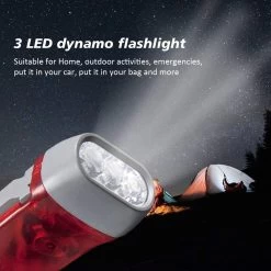 Doodadeals® | Squeeze Chat Lampe De Poche Dynamo | Pressez Le Chat Dynamo | Lampe De Poche à Dynamo | Lampe De Poche LED | Rechargeable | 25 Lumens | Rouge -Magasin D'Équipement De Plein Air 1200x1200 937