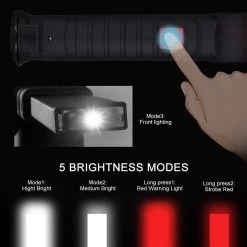 Lampe De Travail à LED Lampe De Poche Lampe D'atelier Lampes D'inspection COB Rechargeables Lampe à Main Mini Lampe De Camping Avec Crochets Standard Pour Suspendre Et Aimant Câble De Chargement USB Inclus -Magasin D'Équipement De Plein Air 1200x1200 951