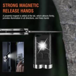 Mini Lampe De Poche Porte-clés 900 Lumens Lampe De Poche Type-C Torche LED Rechargeable 12 Modes D'éclairage Mini Torche Multifonction Pour Camping D'aventure -Magasin D'Équipement De Plein Air 1200x1200 961