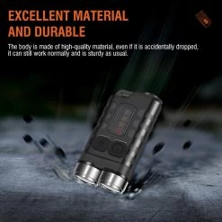 Mini Lampe De Poche Porte-clés 900 Lumens Lampe De Poche Type-C Torche LED Rechargeable 12 Modes D'éclairage Mini Torche Multifonction Pour Camping D'aventure -Magasin D'Équipement De Plein Air 1200x1200 962