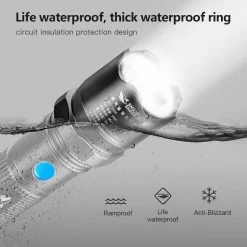 Lampe De Poche LED Zacro - Lampe De Poche Militaire - 90 000 Lumens - Rechargeable - Étanche - 3 Modes - Pour La Maison, Le Camping, Les Urgences -Magasin D'Équipement De Plein Air 1200x1200 982