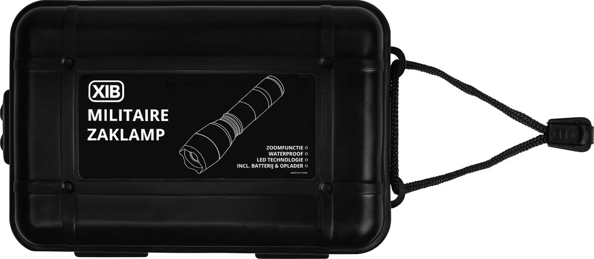 Lampe De Poche Militaire XIB 2000 Lumens | 5 Modes D'éclairage Et Fonction De Zoom | Étanche | Comprend Batterie Et Chargeur 10 Lampe De Poche Militaire XIB 2000 Lumens | 5 Modes D'éclairage Et Fonction De Zoom | Étanche | Comprend Batterie Et Chargeur – Image 8