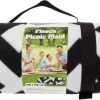 Couverture De Pique-nique - Couverture De Pique-nique Pliable - Plage - Parc Rectangle - Convient Aux Enfants - Couverture Rampante - Zwart/ Wit - 130 X 170 Cm -Magasin D'Équipement De Plein Air 1200x604