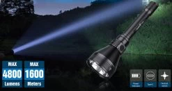 T70 - Lampe De Poche Tactique Professionnelle - Lampe De Poche à Lumen Élevé - 2300LM - Portée De 1000M - Comprend 2 Batteries Rechargeables, Chargeur De Batterie, Support Magnétique Et 1x Télécommande - Zwart 15 T70 - Lampe De Poche Tactique Professionnelle - Lampe De Poche à Lumen Élevé - 2300LM - Portée De 1000M - Comprend 2 Batteries Rechargeables, Chargeur De Batterie, Support Magnétique Et 1x Télécommande - Zwart -Magasin D'Équipement De Plein Air 1200x635